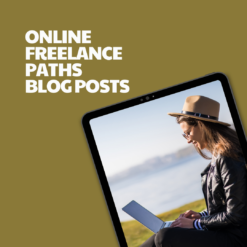 Online Freelance Paths – 18 Pre-Written Articles